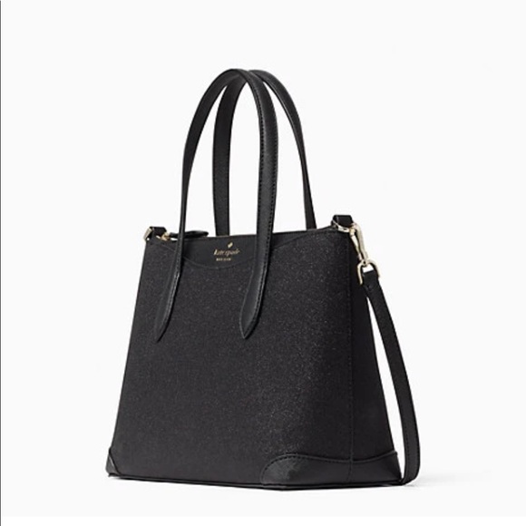 KATE SPADE NWT Shimmy Satchel and Small l-zip bifold wallet Black - Picture 4 of 9